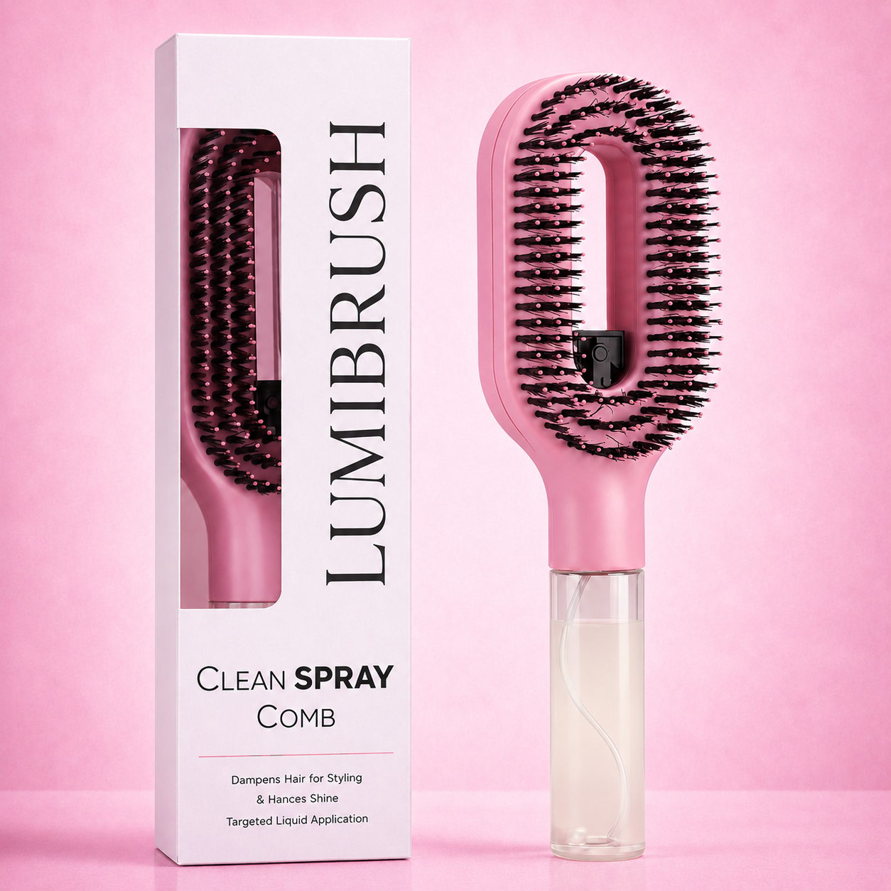 LumiBrush™ Effortlessly smooth hair